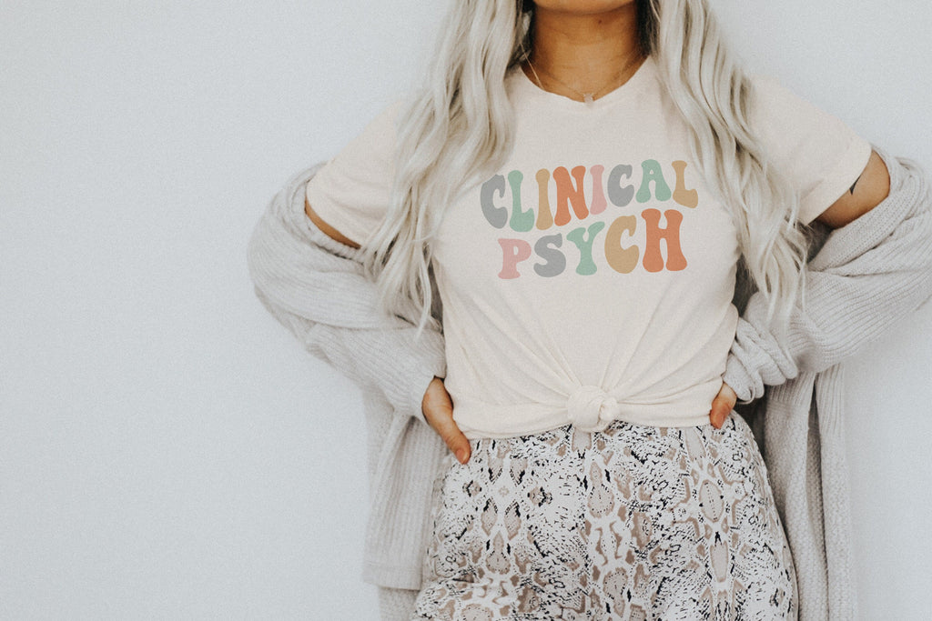 Groovy Clinical Psychologist Shirt, Clinical Psych, Psychology Shirt, Graduation Gift For Student Psychologist, Unisex Graphic Tee