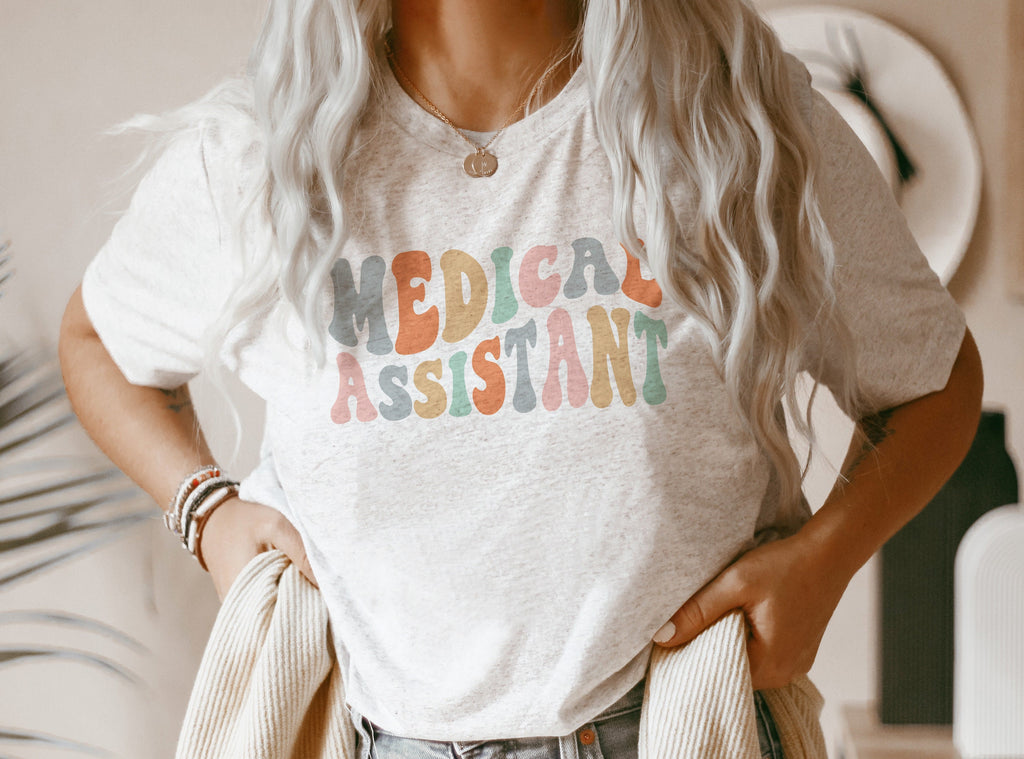 Groovy MA Shirt, Medical Assistant, CMA Shirts, Certified Medical Assistant, Office Group Coworker Gift, Unisex Graphic Tee