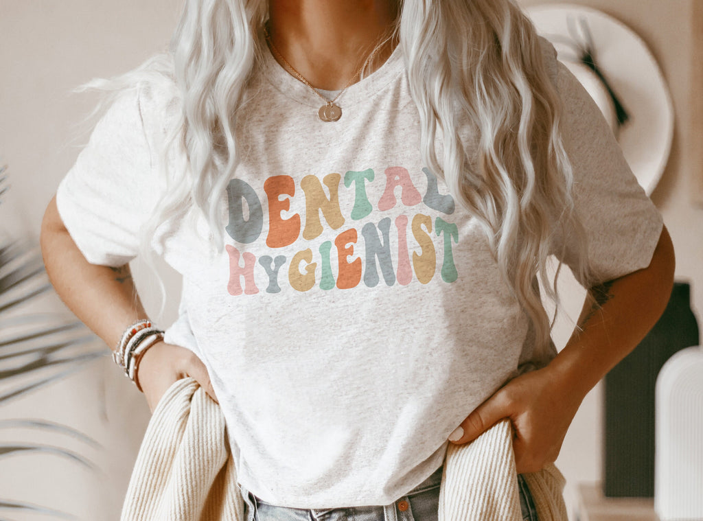 Groovy Dental Hygienist Shirt, Dentistry School Student Graduation Gifts, Dentist Office Team, Dental Hygiene Gift, Unisex Graphic Tee