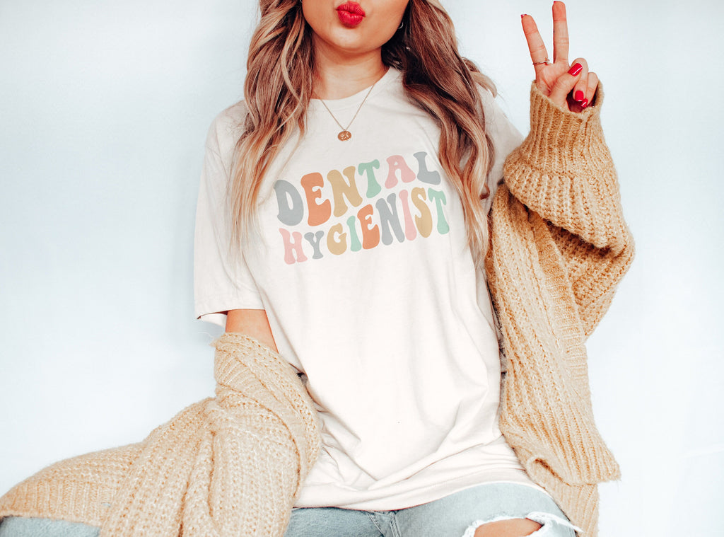Groovy Dental Hygienist Shirt, Dentistry School Student Graduation Gifts, Dentist Office Team, Dental Hygiene Gift, Unisex Graphic Tee