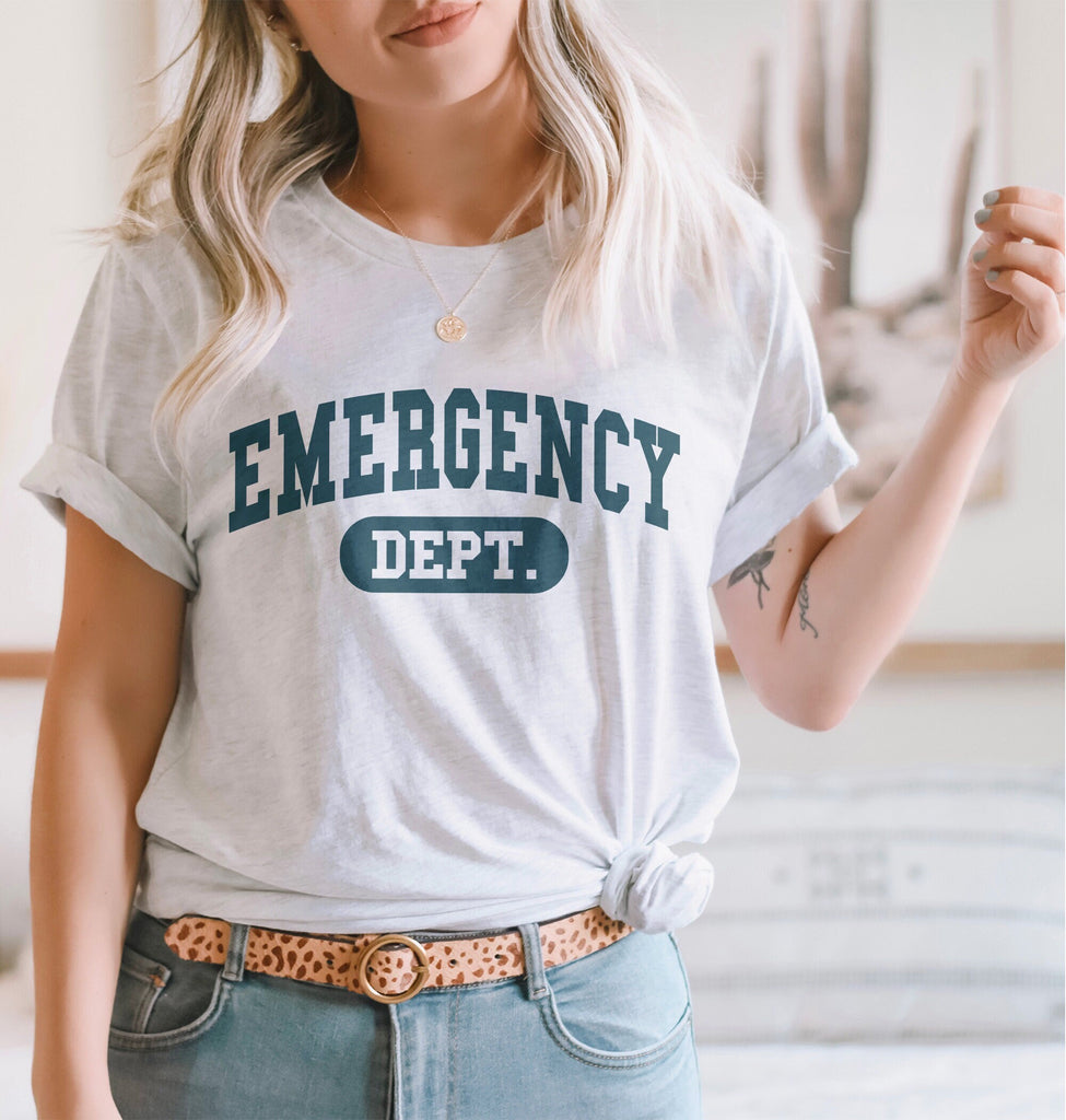 Emergency Department Shirt, ER Nurse Life, Emergency Room Nurse Shirts, Group Team, Nursing School Grad, Unisex Graphic Tee
