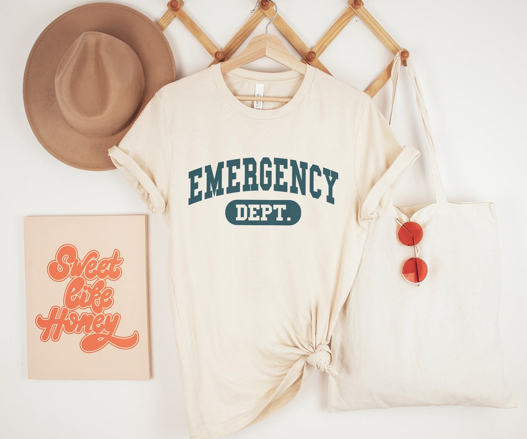 Emergency Department Shirt, ER Nurse Life, Emergency Room Nurse Shirts, Group Team, Nursing School Grad, Unisex Graphic Tee